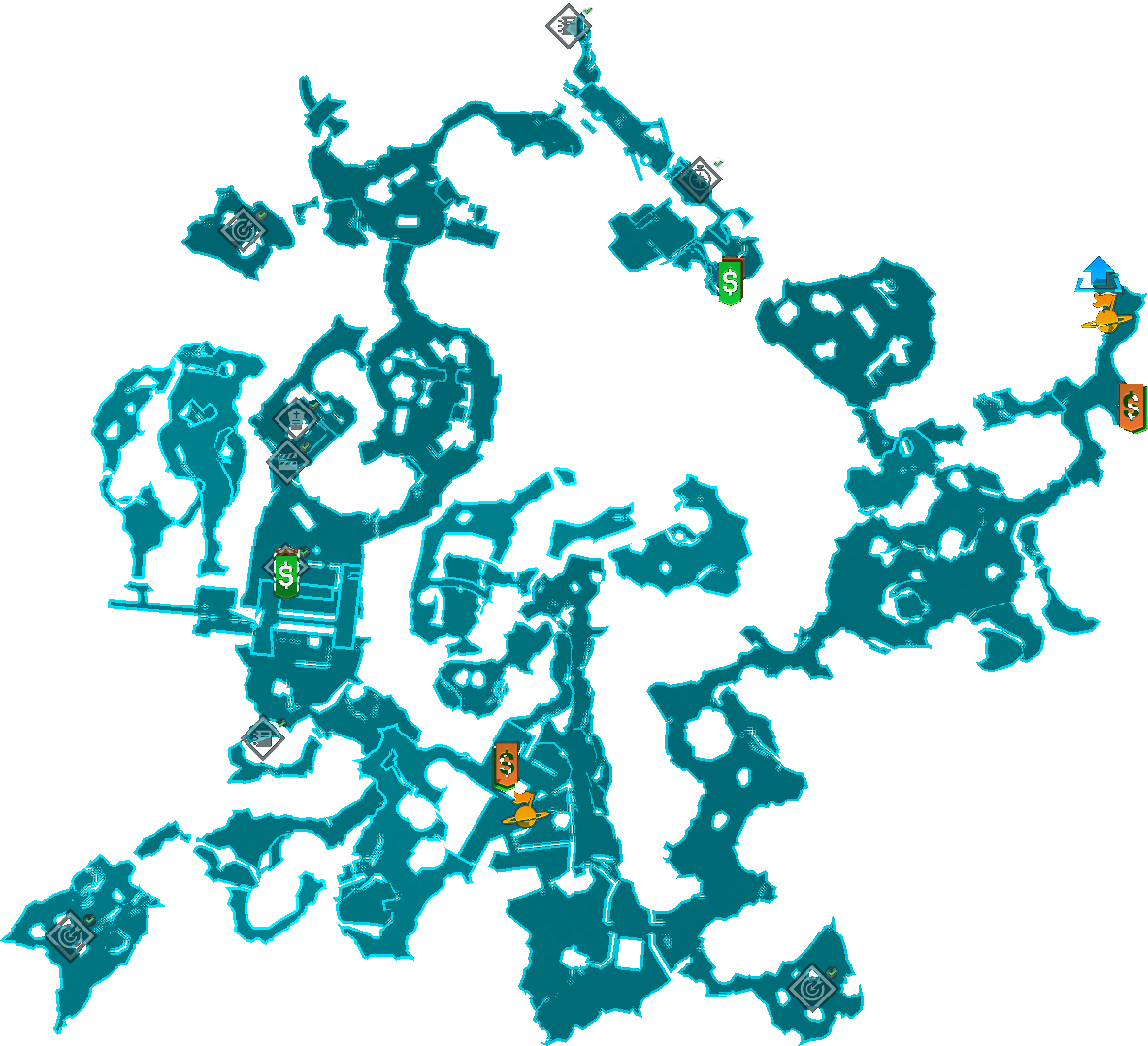 オブシディアン・フォレスト 全体図