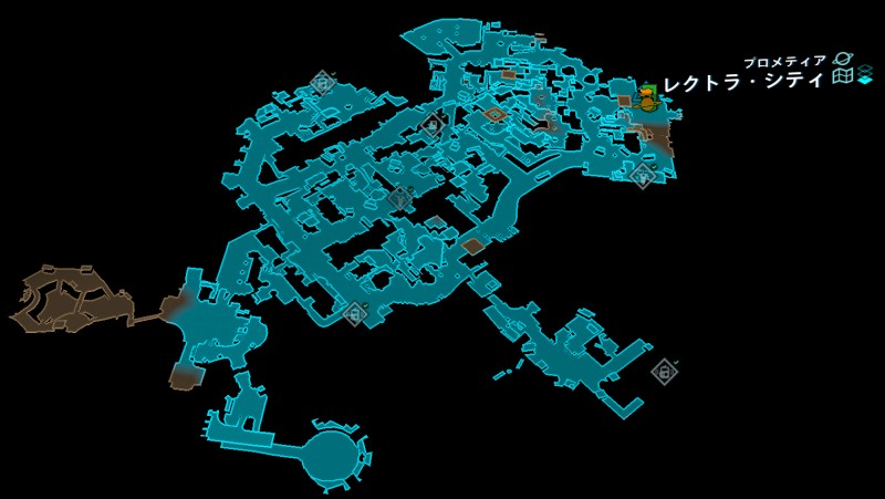 レクトラ・シティ 全体図