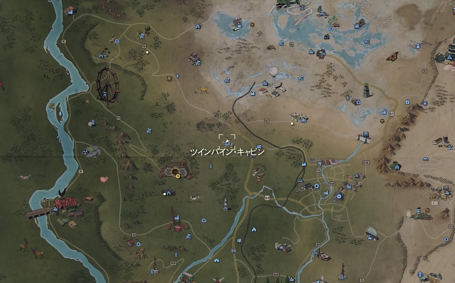 Fallout 76 map in fallout 4 фото 59