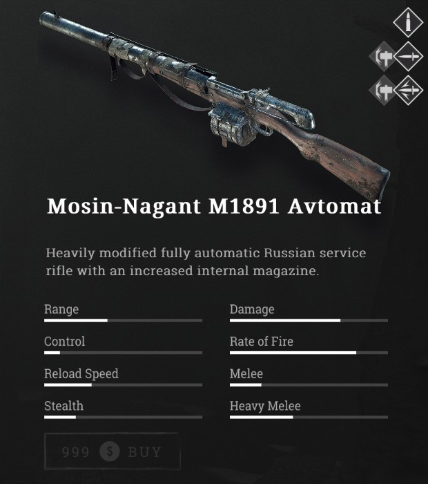 Mosin Nagant M1891 Avtomat