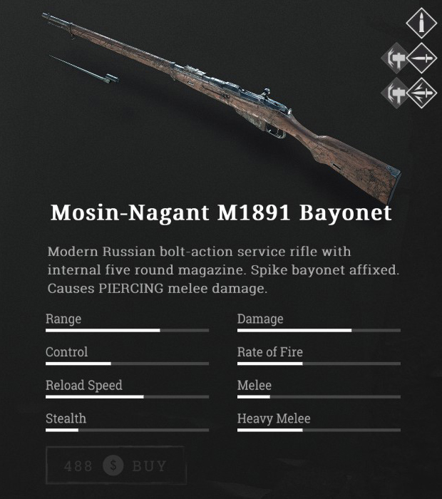 Mosin Nagant M1891 Bayonet