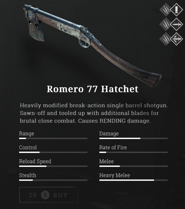 Romero 77 Hatchet