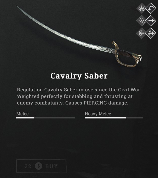 Cavalry Saber