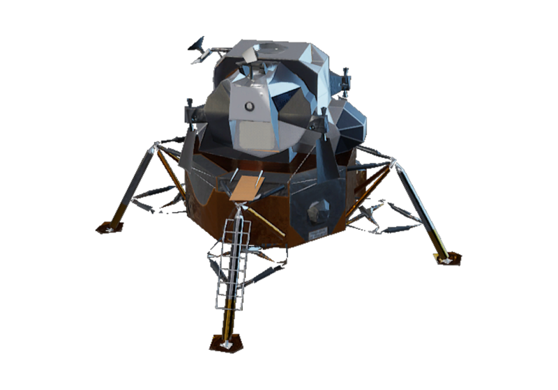 300x0.アポロ11号のスケールモデル