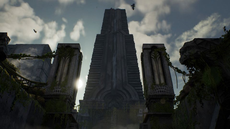 古びた尖塔