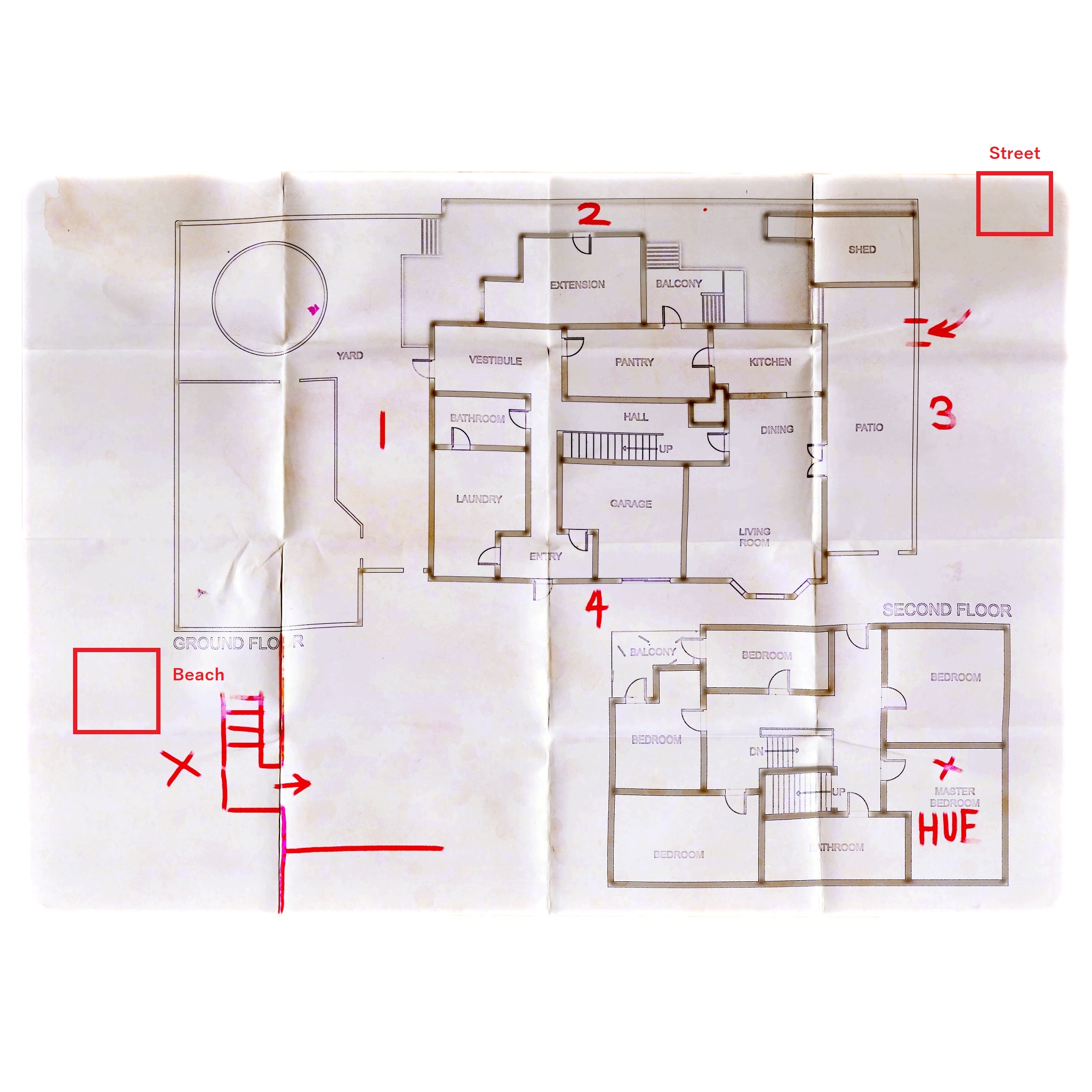 2Fの地図  2Fの地図