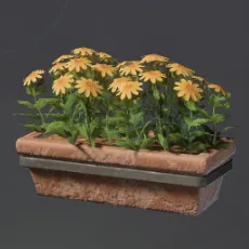 LongYellowWallFlowerPot.webp